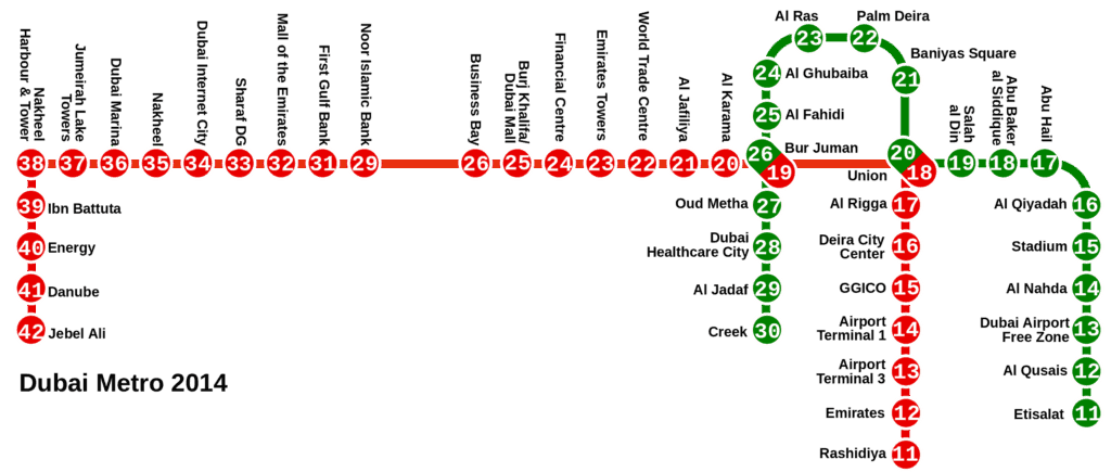 Dubai Metro Plan