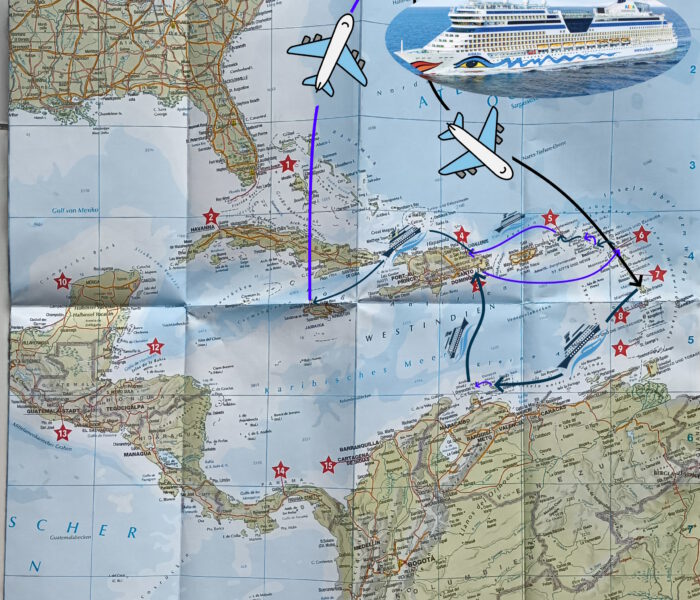 Karibik-Kreuzfahrt_11 Route komplett